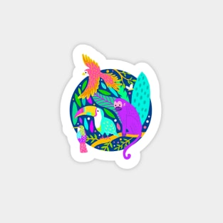 Joyful Jungle - Vibrant Sticker